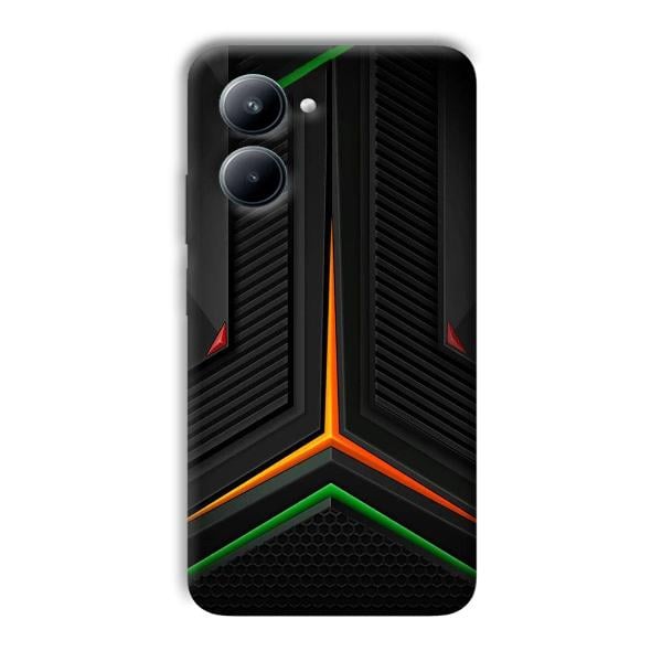 Black Design Phone Customized Printed Back Cover for Realme C33