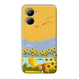 Girl in the Scenery Phone Customized Printed Back Cover for Realme C33