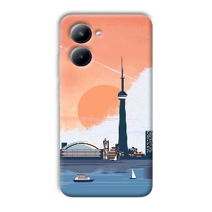 City Design Phone Customized Printed Back Cover for Realme C33