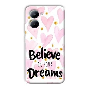 Believe Phone Customized Printed Back Cover for Realme C33