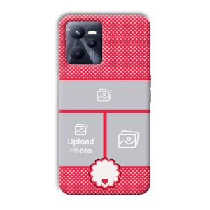 Little Hearts Customized Printed Back Cover for Realme C35