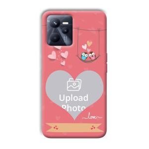 Love Birds Design Customized Printed Back Cover for Realme C35