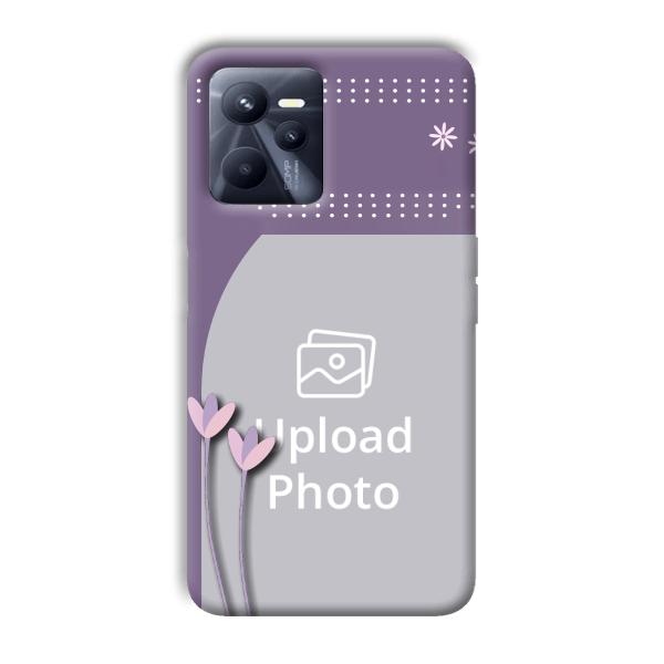 Lilac Pattern Customized Printed Back Cover for Realme C35