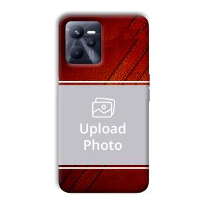 Solid Red Customized Printed Back Cover for Realme C35