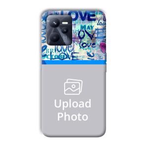 Love   Customized Printed Back Cover for Realme C35