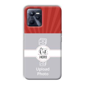 Dad  Customized Printed Back Cover for Realme C35