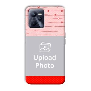 Hearts Customized Printed Back Cover for Realme C35