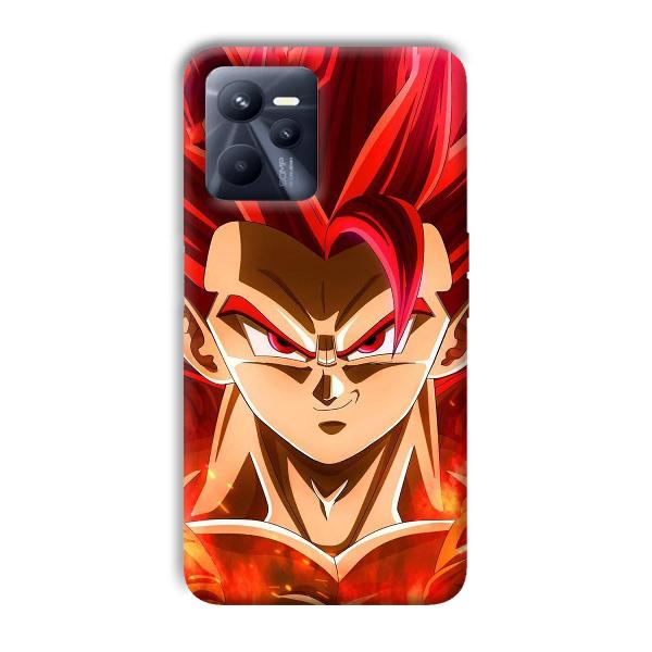 Goku Design Phone Customized Printed Back Cover for Realme C35