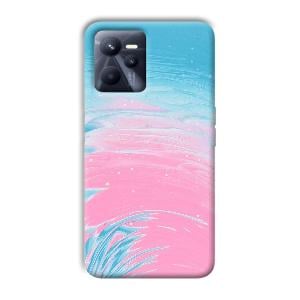 Pink Water Phone Customized Printed Back Cover for Realme C35