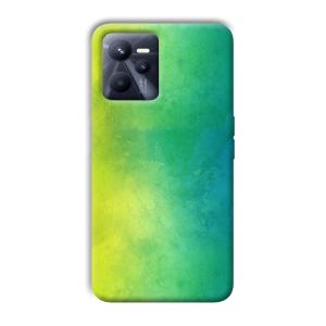 Green Pattern Phone Customized Printed Back Cover for Realme C35
