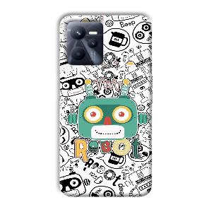Animated Robot Phone Customized Printed Back Cover for Realme C35