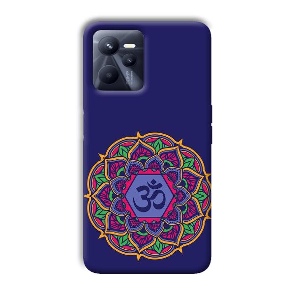 Blue Om Design Phone Customized Printed Back Cover for Realme C35