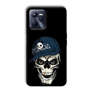 Panda & Skull Phone Customized Printed Back Cover for Realme C35