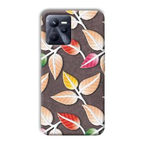 Leaves Phone Customized Printed Back Cover for Realme C35