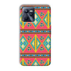 Colorful Rhombus Phone Customized Printed Back Cover for Realme C35