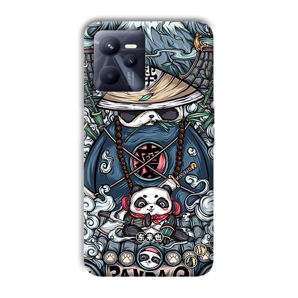 Panda Q Phone Customized Printed Back Cover for Realme C35
