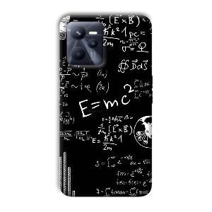 E is Equal To MC2 Phone Customized Printed Back Cover for Realme C35