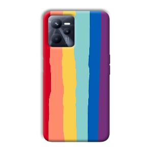 Vertical Paint Phone Customized Printed Back Cover for Realme C35