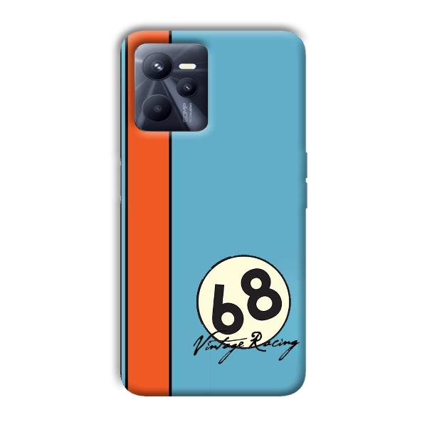 Vintage Racing Phone Customized Printed Back Cover for Realme C35