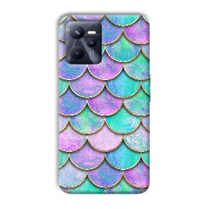 Mermaid Design Phone Customized Printed Back Cover for Realme C35