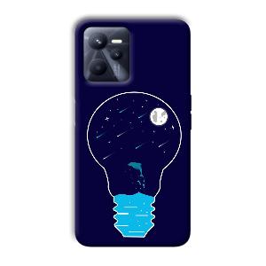 Night Bulb Phone Customized Printed Back Cover for Realme C35