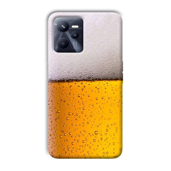 Beer Design Phone Customized Printed Back Cover for Realme C35