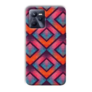 Colorful Boxes Phone Customized Printed Back Cover for Realme C35