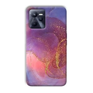 Sparkling Marble Phone Customized Printed Back Cover for Realme C35