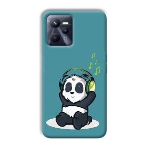 Panda  Phone Customized Printed Back Cover for Realme C35