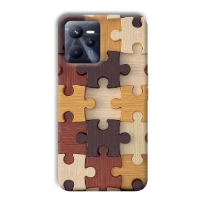Puzzle Phone Customized Printed Back Cover for Realme C35