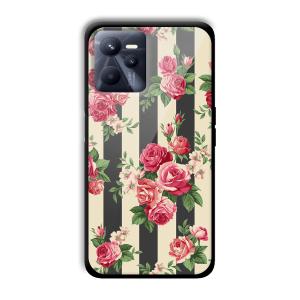 Wall of Flowers Customized Printed Glass Back Cover for Realme C35
