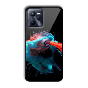 Mix of Colors Customized Printed Glass Back Cover for Realme C35