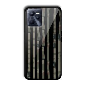 Camo Customized Printed Glass Back Cover for Realme C35