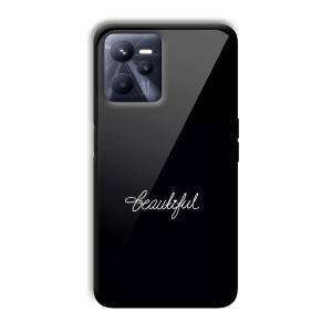 Beautiful Customized Printed Glass Back Cover for Realme C35