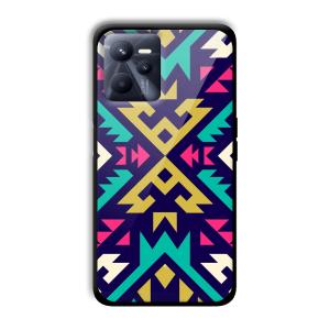 Arrows Abstract Customized Printed Glass Back Cover for Realme C35