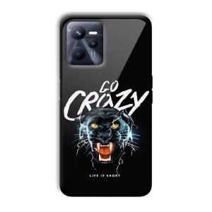 Go Crazy Customized Printed Glass Back Cover for Realme C35