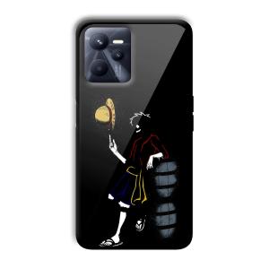 Cool Boy Customized Printed Glass Back Cover for Realme C35