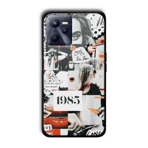1985 Customized Printed Glass Back Cover for Realme C35