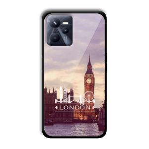 London Customized Printed Glass Back Cover for Realme C35