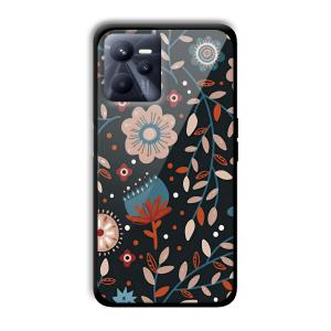 Abstract Art Customized Printed Glass Back Cover for Realme C35