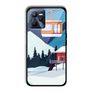 Holiday Home Customized Printed Glass Back Cover for Realme C35