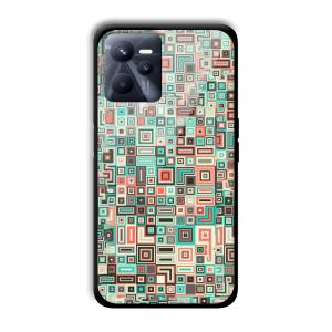 Green Maze Customized Printed Glass Back Cover for Realme C35