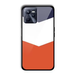 3 Colors Customized Printed Glass Back Cover for Realme C35