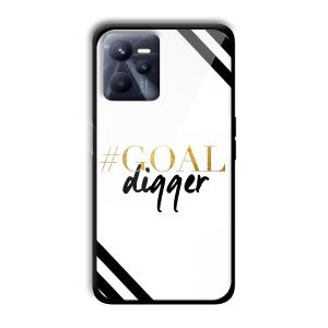 Goal Digger Customized Printed Glass Back Cover for Realme C35