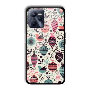 Abstract Customized Printed Glass Back Cover for Realme C35
