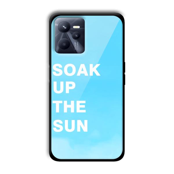 Soak Up The Sun Customized Printed Glass Back Cover for Realme C35