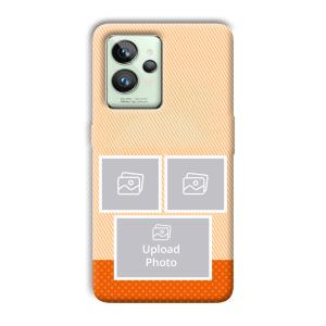 Orange Background Customized Printed Back Cover for Realme GT 2 Pro