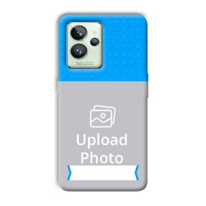 Sky Blue & White Customized Printed Back Cover for Realme GT 2 Pro