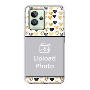 Small Hearts Customized Printed Back Cover for Realme GT 2 Pro