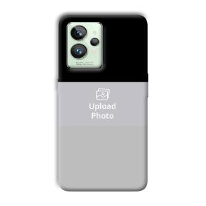 Black & Grey Customized Printed Back Cover for Realme GT 2 Pro
